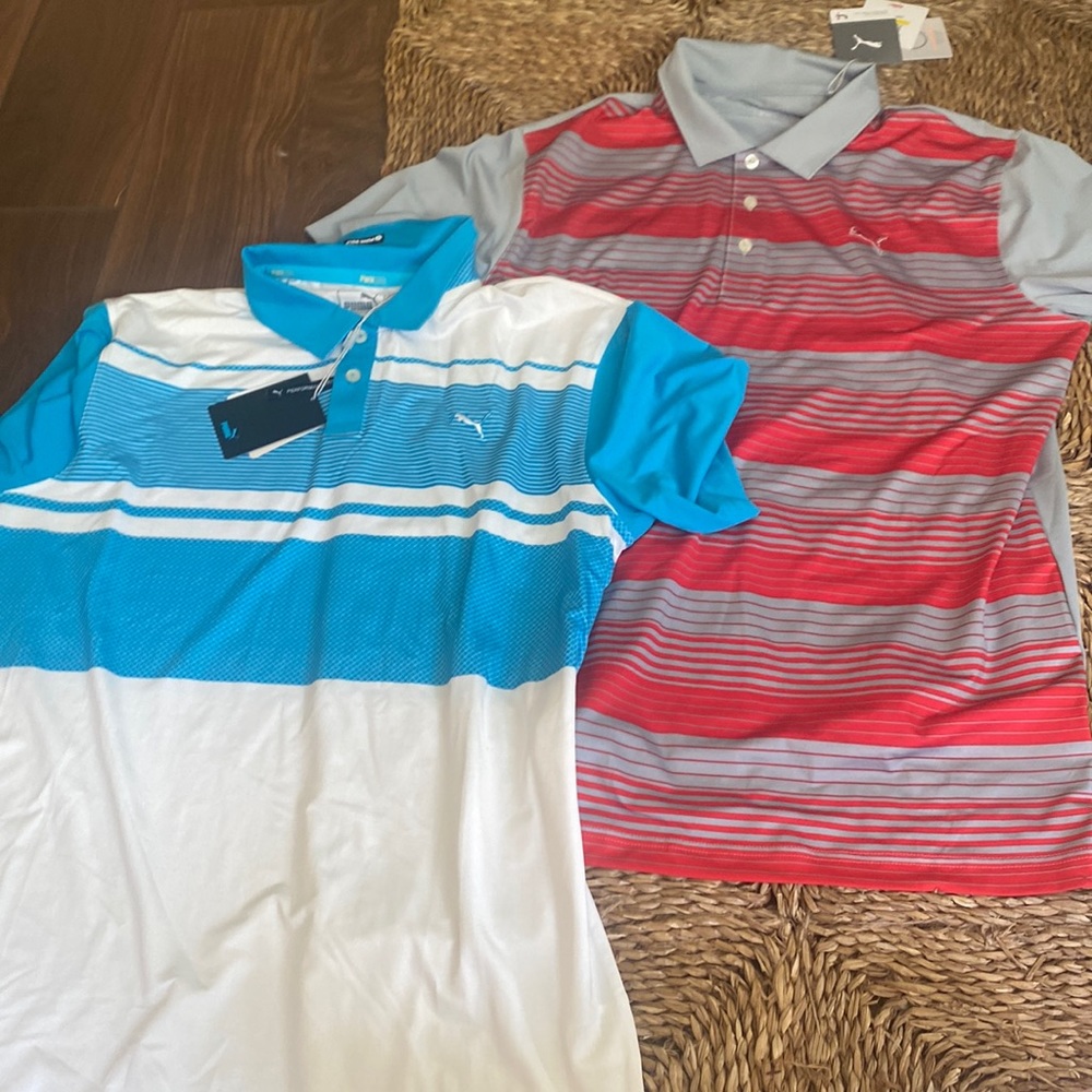 NWT men’s Puma golf shirts